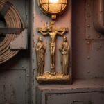 Μπρούτζινη ανάγλυφη αναπαράσταση "Σταύρωση Ιησού" - Image 5