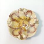 Vintage πολύχρωμα κεραμικά είδη σερβιρίσματος και σταχτοδοχείο "Φύση" - Image 6