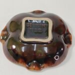 Vintage πολύχρωμα κεραμικά είδη σερβιρίσματος και σταχτοδοχείο "Φύση" - Image 7