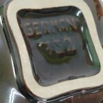 Vintage πολύχρωμα κεραμικά είδη σερβιρίσματος και σταχτοδοχείο "Φύση" - Image 8