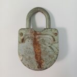 Vintage λουκέτο με τέσσερις περιστροφικούς δίσκους κωδικού (κατασκευή στην ΕΣΣΔ) - Image 2