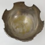 Αντίκα περίτεχνη μεγάλη φρουτιέρα από αλπακά - Image 4