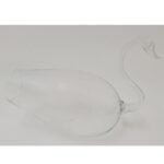 Περίτεχνο γυάλινο βάζο σε σχήμα κύκνου