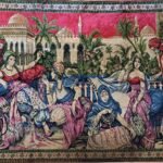 Ταπισερί "Τουρκική αυλή", vintage