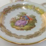 Πορσελάνινο σετ πιάτων Winterling Bavaria Germany "Fragonard" (7 τεμάχια, μέσα 20ού αιώνα) - Image 2