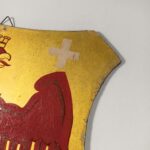 Θυρεός με το έμβλημα του Μπούργκενλαντ (Burgenland), ανατολικό κρατίδιο της Αυστρίας, ξύλινος - Image 3