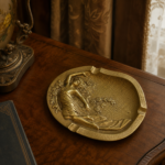 Μπρούτζινο τασάκι σε στυλ Art Nouveau - Image 4