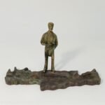 Μπρούτζινη θήκη πένας γραφείου "ΚΡΗΤΗ"