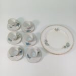 Σετ 6 φλιτζανιών καφέ και πιάτου