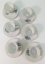 Σετ 6 φλιτζανιών καφέ και πιάτου - Image 3