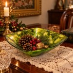 Vintage γυάλινο μπολ Kosta Boda Illum Christmas collection - Image 5