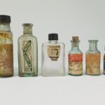 Μπουκαλάκια αντίκες φαρμακείου (LOT 8 τεμαχίων)