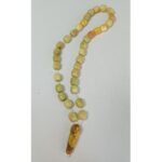 Κομπολόι πράσινο-πορτοκαλί αποχρώσεων (μίμηση ρητίνης)