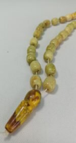 Κομπολόι πράσινο-πορτοκαλί αποχρώσεων (μίμηση ρητίνης) - Image 2