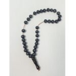 Κομπολόι χρώματος μαύρο-μπλε σκούρο (μίμηση ρητίνης)