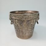 Παγοθήκη/ σαμπανιέρα από αλπακά "Αφοί Παλαμήδη- Metal Arzante- Greece"