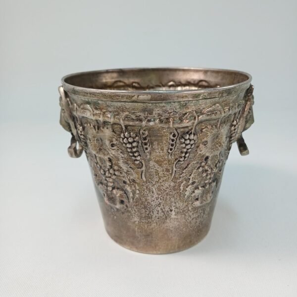 Παγοθήκη/ σαμπανιέρα από αλπακά "Αφοί Παλαμήδη- Metal Arzante- Greece"