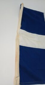 Ελληνική σημαία "Επίσημο σήμα πλώρης" από Πολεμικό πλοίο (τέλη δεκαετίας του 1980) - Image 2