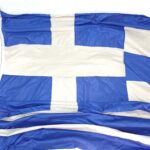 Ελληνική σημαία από Πολεμικό πλοίο (δεκαετίας 1980)