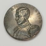 Ασημένιο μετάλλιο - Εορτασμός της εκατονταετηρίδας από τον θάνατο του Βρετανού Φιλέλληνα Φρανκ Άμπνεϋ Άστιγξ 1928