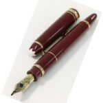 Πένα Montblanc "Meisterstück" Germany 14 Κ (585) μπορντό- χρυσό