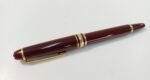 Πένα Montblanc "Meisterstück" Germany 14 Κ (585) μπορντό- χρυσό - Image 2