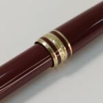 Πένα Montblanc "Meisterstück" Germany 14 Κ (585) μπορντό- χρυσό - Image 3