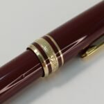 Πένα Montblanc "Meisterstück" Germany 14 Κ (585) μπορντό- χρυσό - Image 4