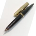 Στυλό "PARKER 45" Custom M (μαύρο με επιχρυσωμένο καπάκι)
