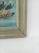 Πίνακας ζωγραφικής ελαιογραφία Αφρικανικού θέματος "MPINDA" - Image 3