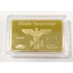 Γερμανική επιχρυσωμένη μπάρα "LEOPARD I 1965" - "Γερμανική Μεραρχία Πάντσερ" - Image 2