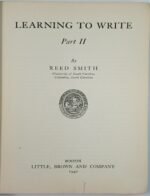 "Learning to Write" Part 2 - Reed Smith (1940) - Image 3