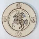 Κεραμικό φαγεντιανό πιάτο "Αυτοκράτωρ Κωνσταντίνος ο Παλαιολόγος"