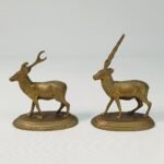 Ορειχάλκινα ειδώλια αντιλόπης και ελαφιού