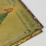 Θρησκευτική εικόνα του Ιησού Χριστού στο Όρος- χρωμολιθογραφία σε μέταλλο -στα Ελληνικά και τα εκκλησιαστικά Σλαβονικά (τέλη 19ου- αρχές 20ού αιώνα) - Image 4