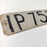 Vintage μεταλλική πινακίδα ιδιωτικής χρήσης, χειροποίητη - Image 2