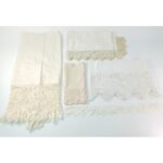 Διάφορα κεντημένα τελειώματα υφασμάτων (δαντέλες) (5 τεμάχια)