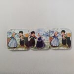 Vintage σουβέρ φελλού από την Ολλανδία (6 τεμάχια- καινούρια)