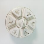 Είδη οικιακής χρήσης (κεραμικά και πορσελάνη) σε λευκό με χρυσό (LOT 6 τεμ.) vintage - Image 15