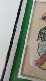 Κορνίζες με vintage κεντήματα (γκέισα και ταυρομαχία) 2 τεμάχια - Image 4