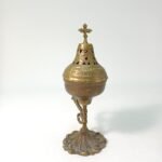 Ορειχάλκινα παραδοσιακά θυμιατά οικίας, αντίκες (2 τεμάχια) - Image 2