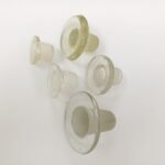 Vintage συλλεκτικά γυάλινα πώματα φιαλών με επίπεδη κεφαλή (LOT 5 τεμαχίων)