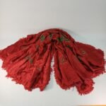 Vintage σατέν ριχτάρι με σχέδιο Κινεζικών δράκων - Image 4