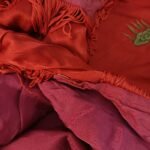 Vintage σατέν ριχτάρι με σχέδιο Κινεζικών δράκων - Image 9