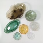 Γυάλινα πιατικά και είδη σερβιρίσματος σε γήινα χρώματα (LOT 12 τεμαχίων) - Image 7