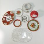 Vintage πιατικά Χριστουγεννιάτικου θέματος (LOT 8 τεμαχίων)