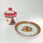 Vintage πιατικά Χριστουγεννιάτικου θέματος (LOT 8 τεμαχίων) - Image 3