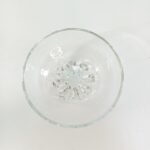 Διακοσμητικά γυάλινα αντικείμενα vintage (καράφα, μπολ, κηροπήγιο), (LOT 3 τεμ.) - Image 5