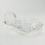 Διακοσμητικά γυάλινα αντικείμενα vintage (καράφα, μπολ, κηροπήγιο), (LOT 3 τεμ.) - Image 6