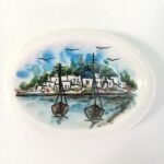 LOT 5 vintage πιάτων σουβενίρ (Venezia/ Air France/ England/ Switzerland) - Image 7